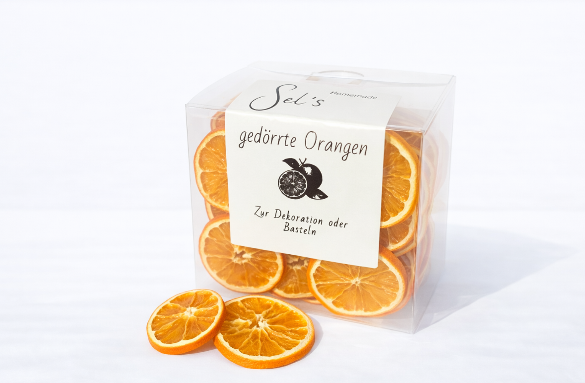 Orangenscheiben Box 80+